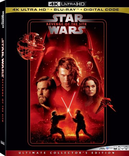Постер к фильму Звездные войны: Эпизод 3 - Месть Ситхов / Star Wars: Episode III - Revenge of the Sith (2005) UHD BDRemux 2160p от селезень | 4K | HDR | Лицензия