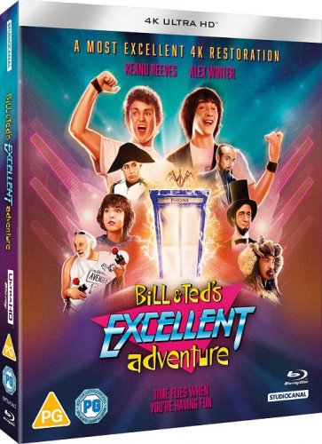 Постер к фильму Невероятные приключения Билла и Теда / Bill & Ted's Excellent Adventure (1989) UHD BDRemux 2160p от селезень | 4K | HDR | P2, P, A, P1
