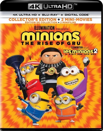 Постер к фильму Миньоны: Грювитация / Minions: The Rise of Gru (2022) UHD BDRemux 2160p от селезень | 4K | HDR | Dolby Vision Profile 8 | D, P