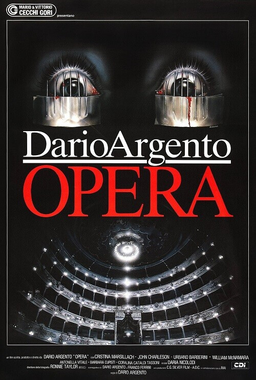 Постер к фильму Ужас в опере / Opera (1987) BDRip 720p от DoMiNo & селезень | P, P2, A, L1 | Open Matte | Расширенная версия